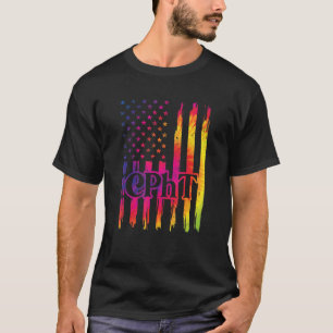 Flagga Cpht Auktoriserad Pharmcian US T Shirt
