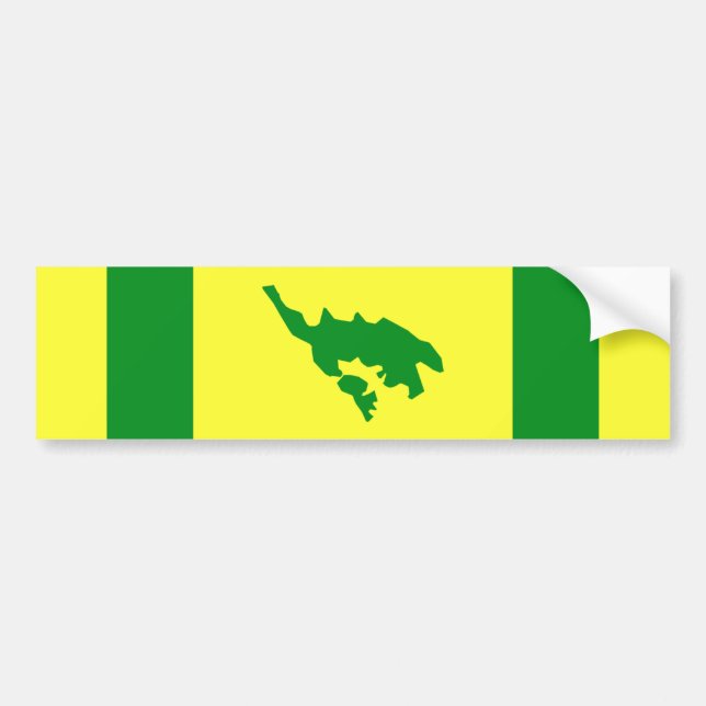 Flagga Culebra, Puerto Rico Bildekal (Framsidan)