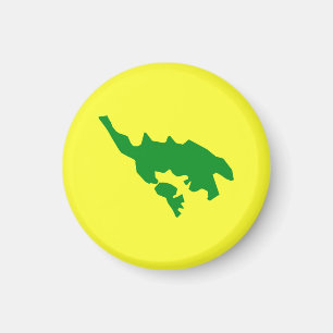 Flagga Culebra, Puerto Rico Magnet