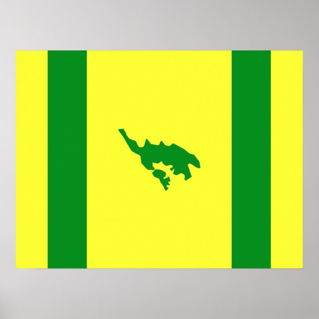 Flagga Culebra, Puerto Rico Poster (Framsidan)