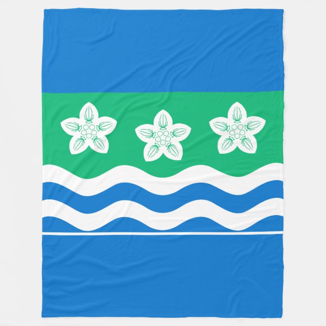 Flagga Cumberland Fleece Blanket (Framsidan)