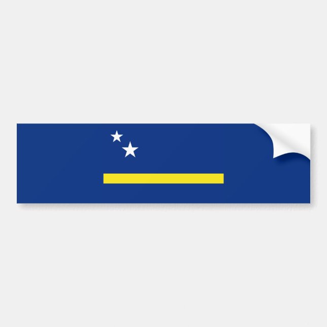 Flagga Curaçao Bildekal (Framsidan)
