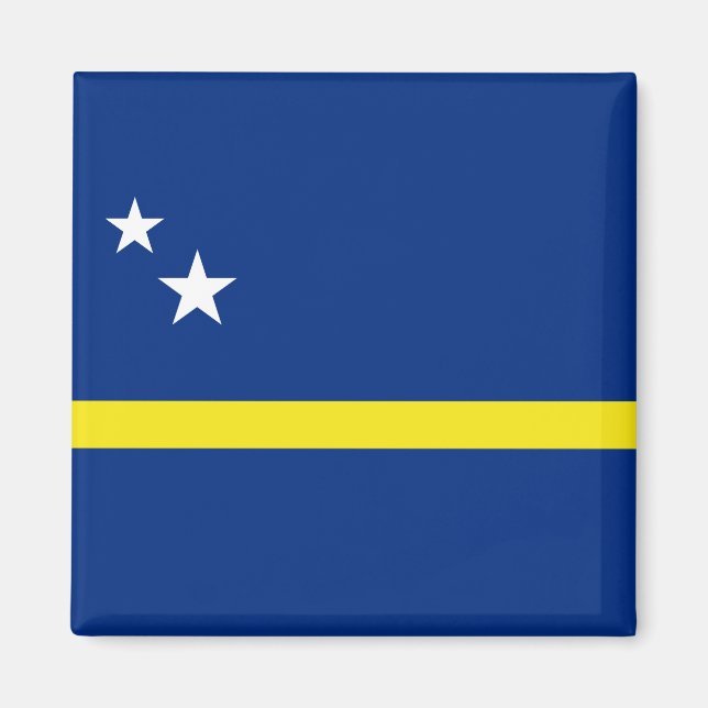 Flagga Curaçao Magnet (Framsidan)