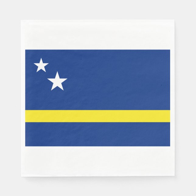 Flagga Curaçao Pappersservett (Framsidan)