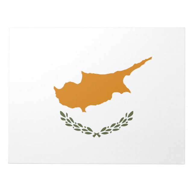 Flagga Cypern (grekcypriot) Anteckningsblock (Framsida)