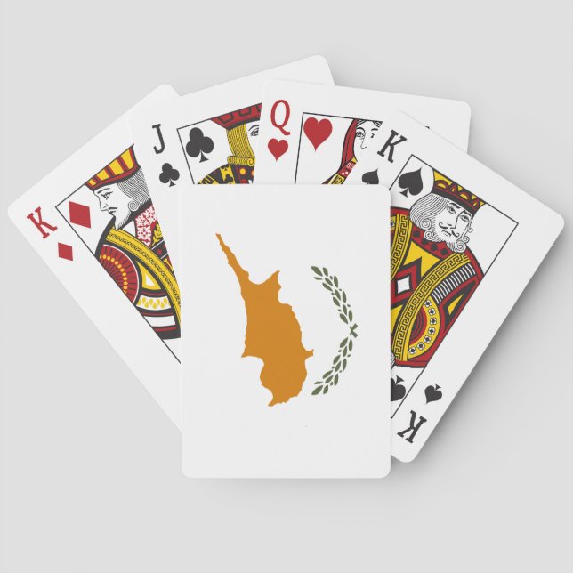 Flagga Cypern (grekcypriot) Casinokort (Baksidan)