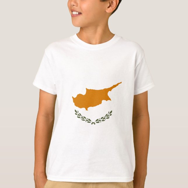 Flagga Cypern (grekcypriot) T Shirt (Framsida)