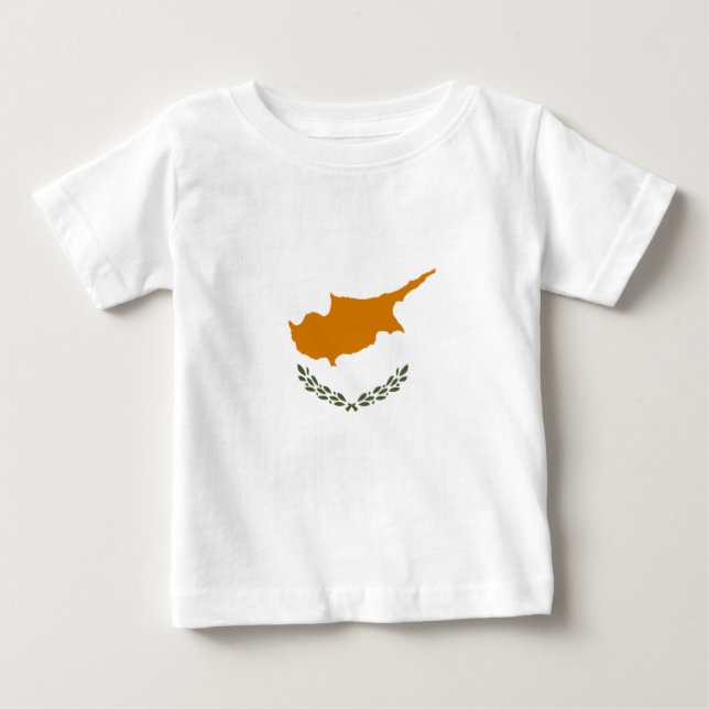 Flagga Cypern (grekcypriot) T Shirt (Framsida)