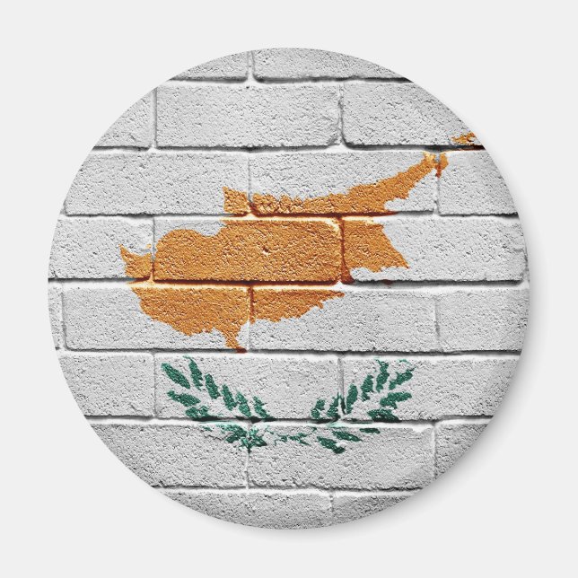 Flagga Cypern Magnet (Framsidan)