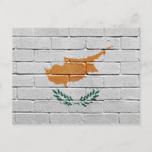 Flagga Cypern Vykort