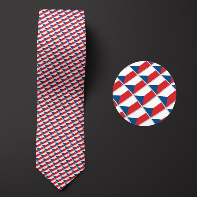 Flagga Czechia Mönster Slips (Skapare uppladdad)