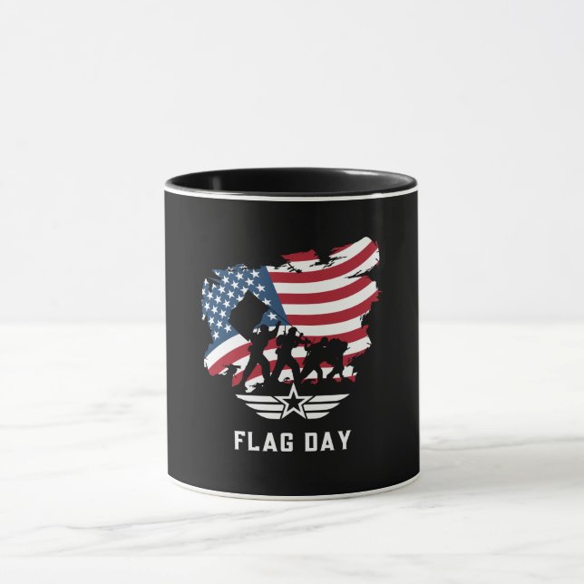Flagga dag mugg (Center)