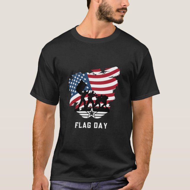 Flagga dag t shirt (Framsida)