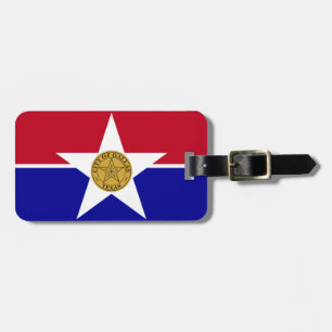 Flagga Dallas, Texas Luggage Tag Bagagebricka