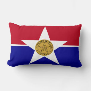 Flagga Dallas (Texas) Lumbarkudde