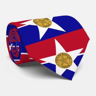 Flagga Dallas, Texas Neck Tie Slips