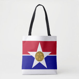 Flagga Dallas, Texas Tote Bag Tygkasse
