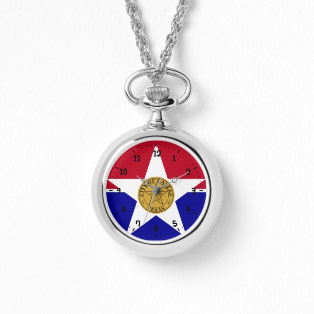 Flagga Dallas, Texas Watch Armbandsur (Framsida)