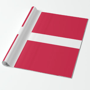 Flagga Danmark eller Danmark Trasa Presentpapper
