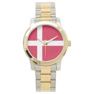 Flagga Danmark eller Trasa Armbandsur