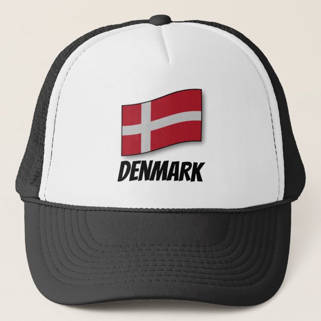 Flagga Danmark Keps (Framsida)