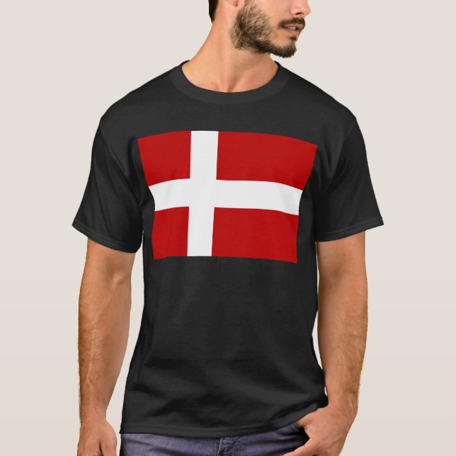 Flagga Danmark Tröja (Framsida)