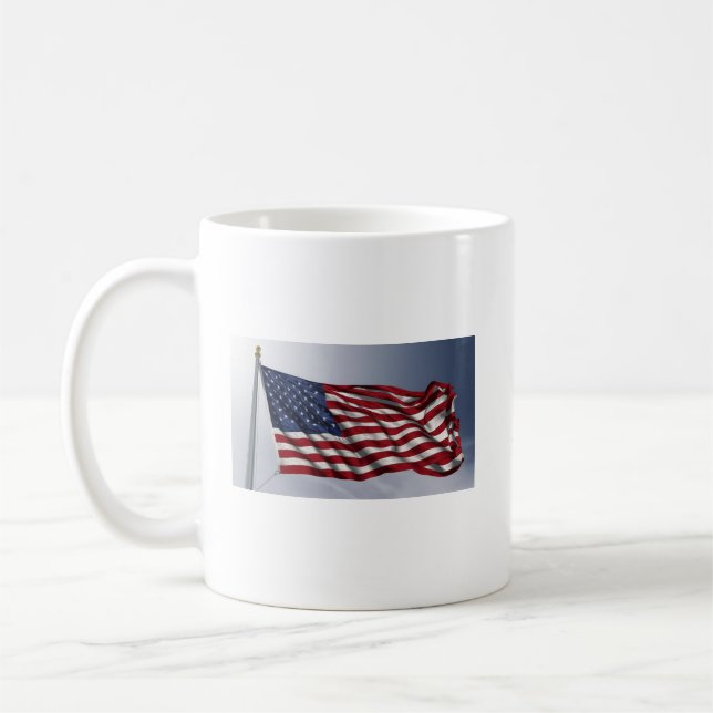 Flagga Day Patriot Mugg (Vänster)