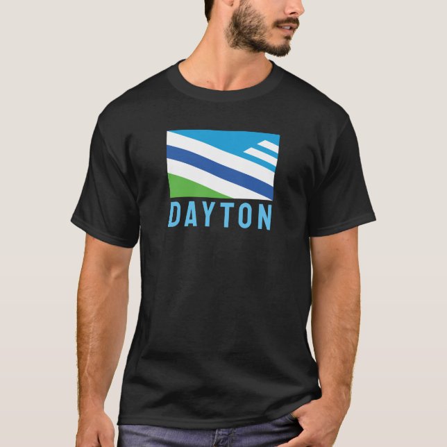 Flagga Dayton, Ohio (2021) T Shirt (Framsida)