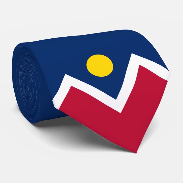 Flagga Denver (Colorado, USA) Slips (Rullad)