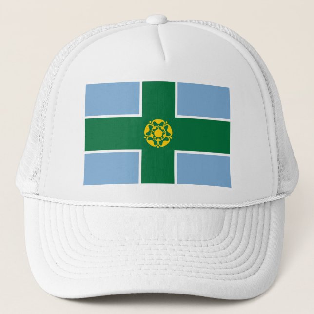 Flagga Derbyshire Hat Keps (Framsida)