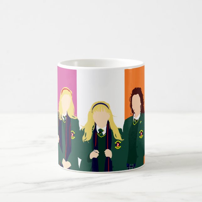 Flagga Derry Girls Lesbisk Pride Kaffemugg (Center)