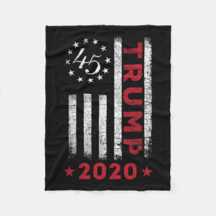 Flagga Design Trump 2020-trump 2020 Manar Women Gi Fleecefilt