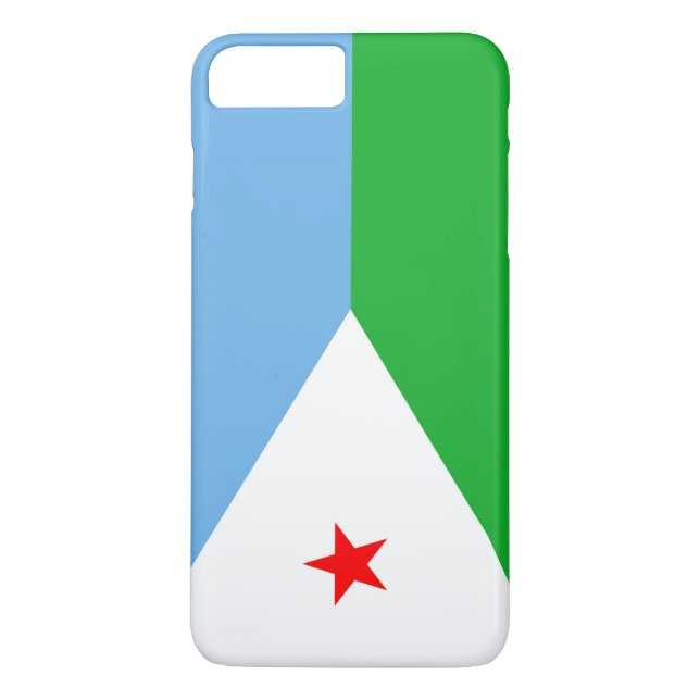 Flagga Djibouti Case-Mate iPhone Skal (Baksida)