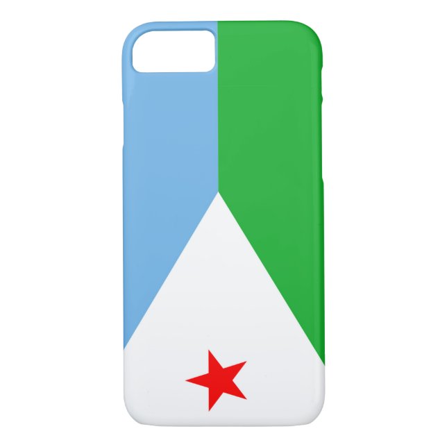 Flagga Djibouti Case-Mate iPhone Skal (Baksida)