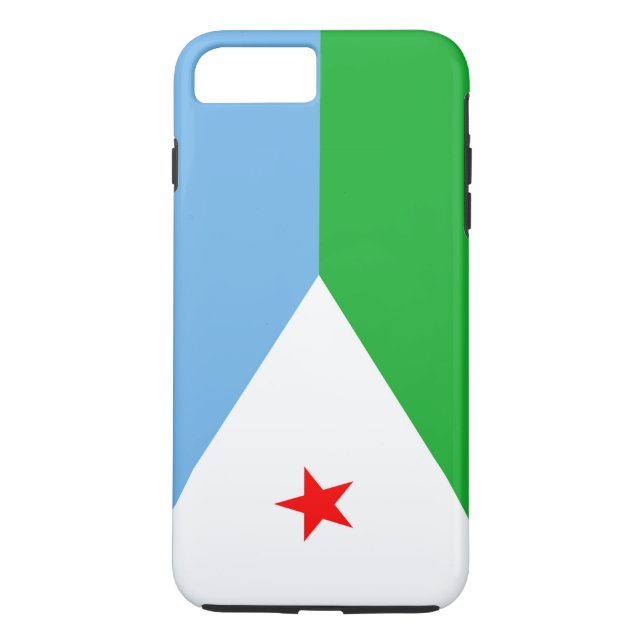 Flagga Djibouti Case-Mate iPhone Skal (Baksida)
