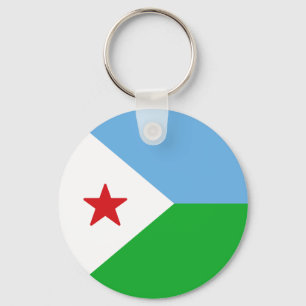 Flagga Djibouti Nyckelring