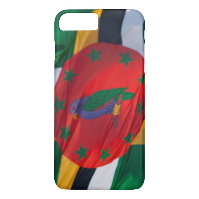 Flagga Dominica Case-Mate iPhone Skal (Baksida)