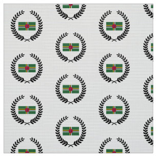 Flagga Dominica Tyg