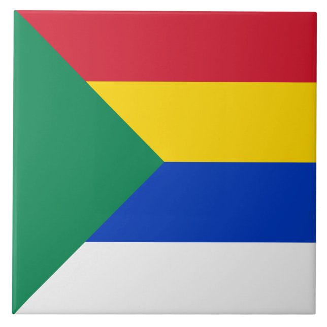 Flagga Druze Religiösa Faith Kakelplatta (Framsidan)