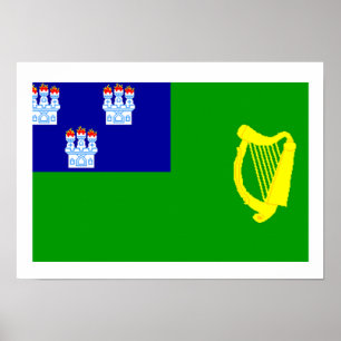 Flagga Dublin Poster