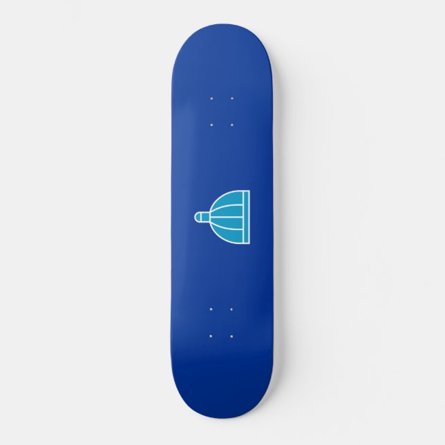 Flagga Durban (södra Afrikan) Mini Skateboard Bräda 18,5 Cm (Framsida)