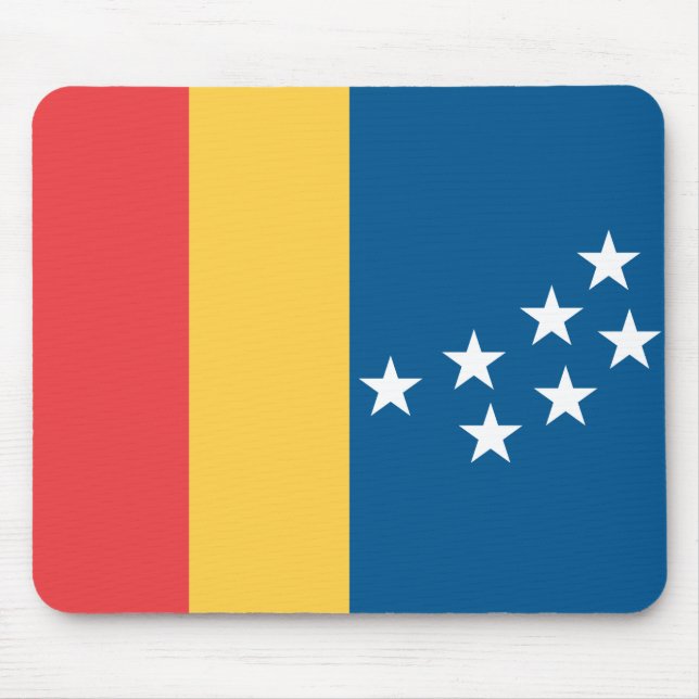 Flagga Durham, North Carolina Musmatta (Framsidan)