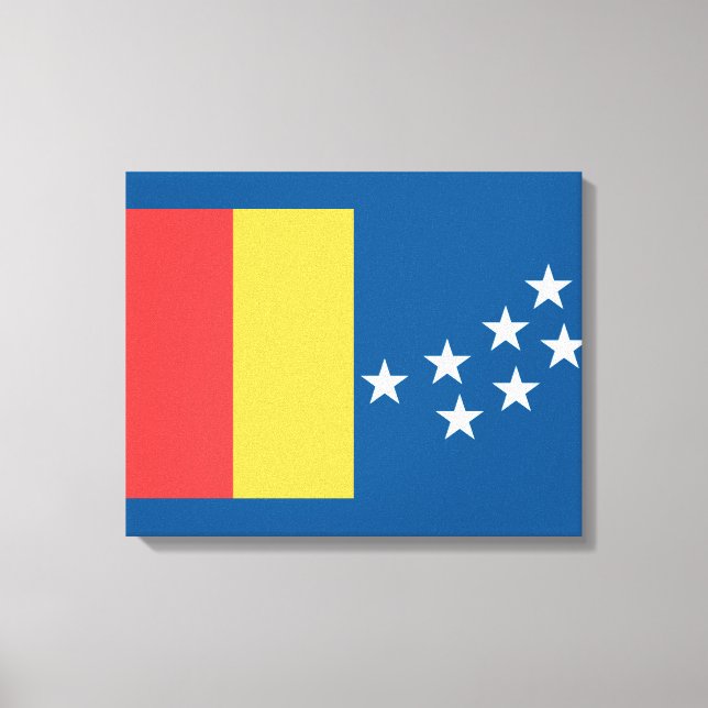Flagga Durham (North Carolina, USA) Canvastryck (Framsida)