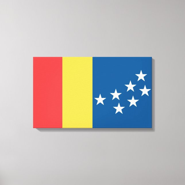 Flagga Durham (North Carolina, USA) Canvastryck (Framsida)