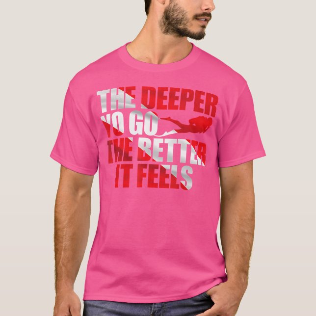 Flagga dyka Diver Dive T Shirt (Framsida)