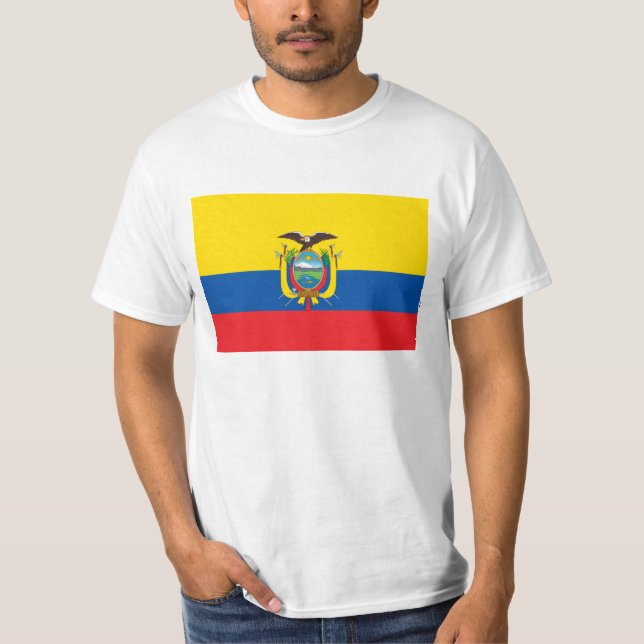 Flagga Ecuador - Bandera de Ecuador T-shirt (Framsida)