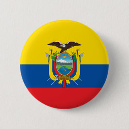 Flagga Ecuador Knapp