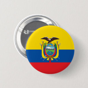 Flagga Ecuador Knapp