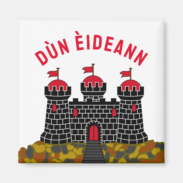 Flagga Edinburgh-SCOTLAND Magnet (Framsidan)