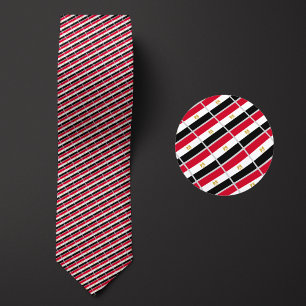 Flagga Egypten Mönster Slips